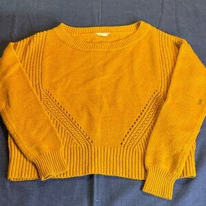 Aeropostale Golden Knit Crew Neck Sweater